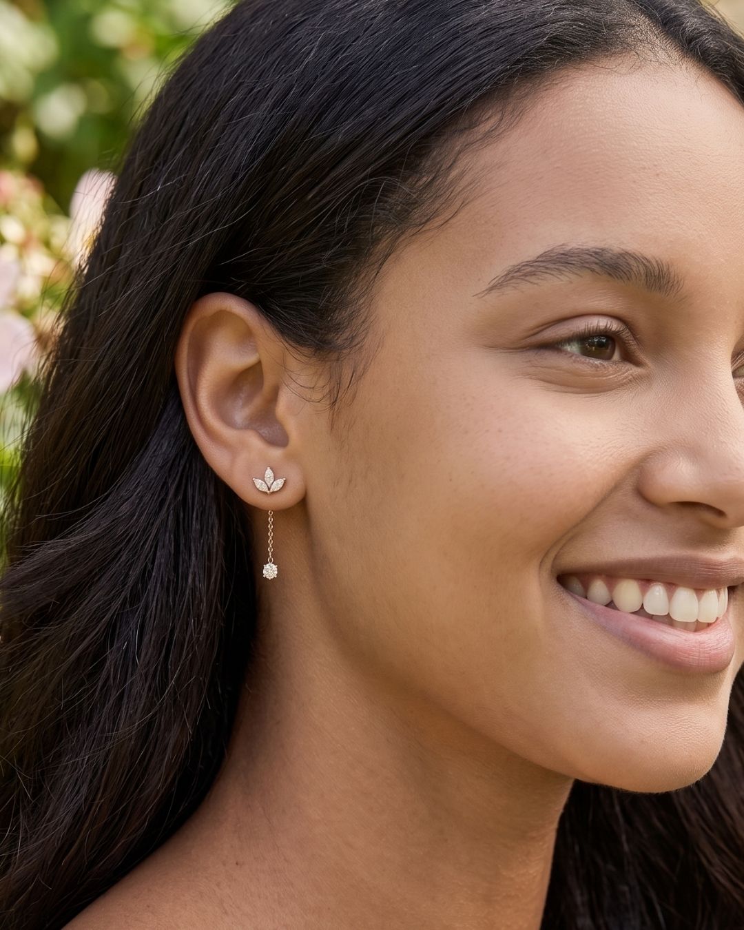 Aretes Flora - Pedra México