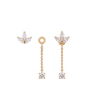 Aretes Flora - Pedra México